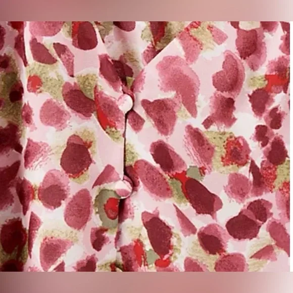 Belle by Kim Gravel Women's Pink Patterned Top - Picture 8 of 10